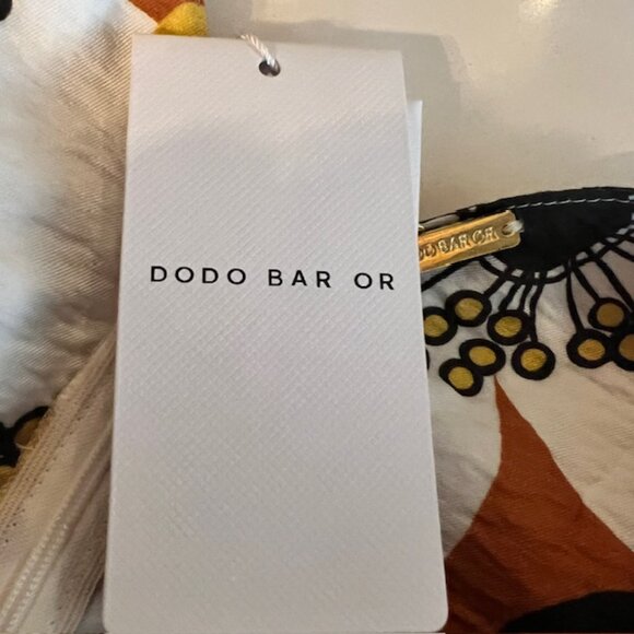 Dodo Bar Or Jenny Long Dress Brown Retro Floral Maxi Size Small - Picture 9 of 11